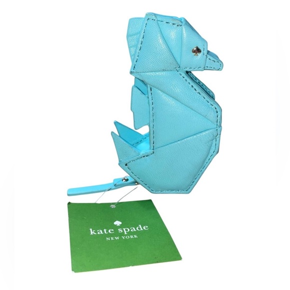 KATE SPADE ORIGAMI SEAHORSE COIN PURSE - Picture 1 of 5